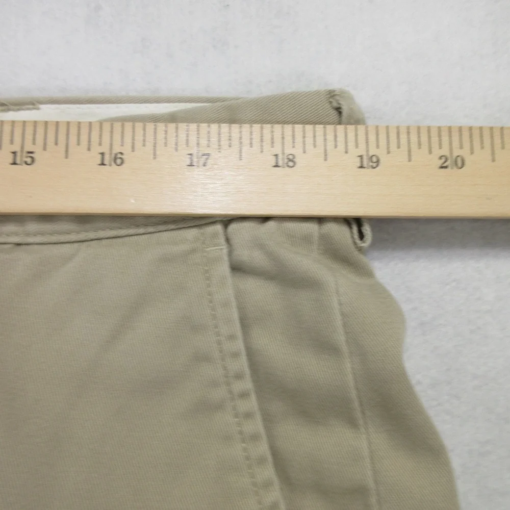 Polo Ralph Lauren Mens Prospect Chino Pants 37x32 Beige Pleated Cuffed